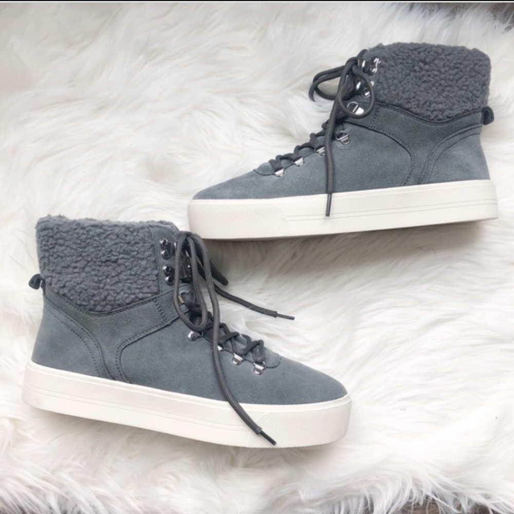 Marc Fisher Gray Boots